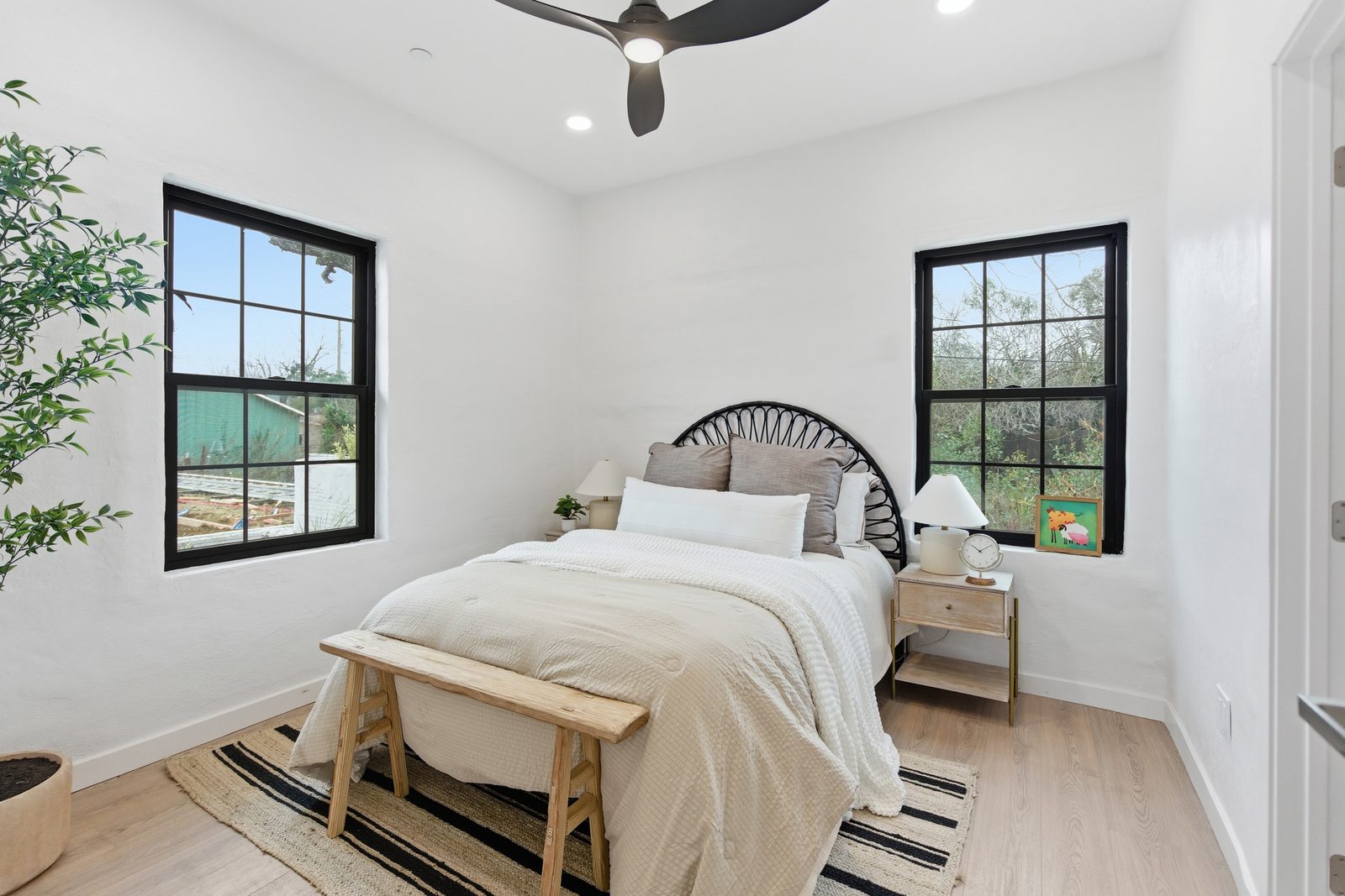 Bedroom inside a finished Kaizen Way home